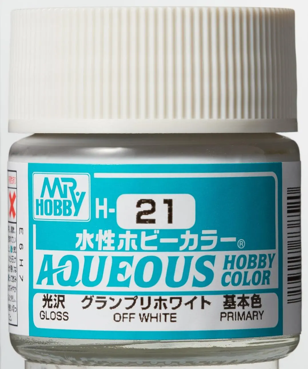 Mr. Hobby Aqueous Hobby Color H21 Gloss Off White 10Ml Bottle 1
