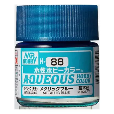 Mr. Hobby Aqueous Hobby Color H88 Metallic Blue 10Ml Bottle 1