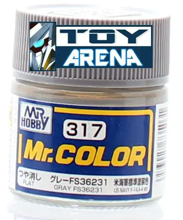 Mr. Hobby Mr. Color C317 Flat Gray Fs36231 10Ml Bottle 1