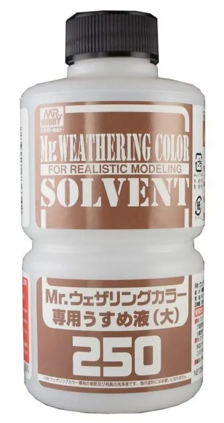 Mr. Hobby Mr. Weathering Color Solvent 250 250Ml Wct102 Wct-102 1