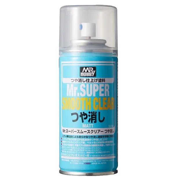 Mr. Hobby Mr. Super Smooth Clear Matt Spray 170Ml B530 B-530 Model Kit 1
