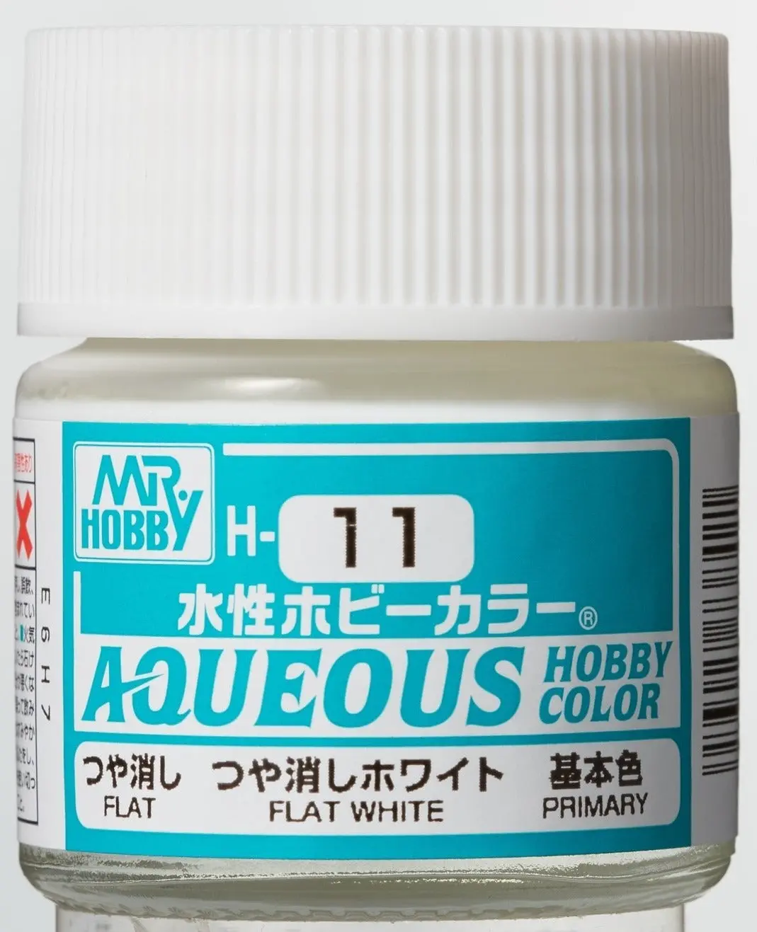 Mr. Hobby Aqueous Hobby Color H11 Flat White 10Ml Bottle 1