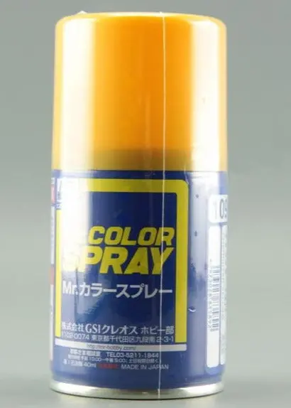 Mr. Hobby Mr. Color Spray S-109 Character Yellow 40Ml Spray Can 1