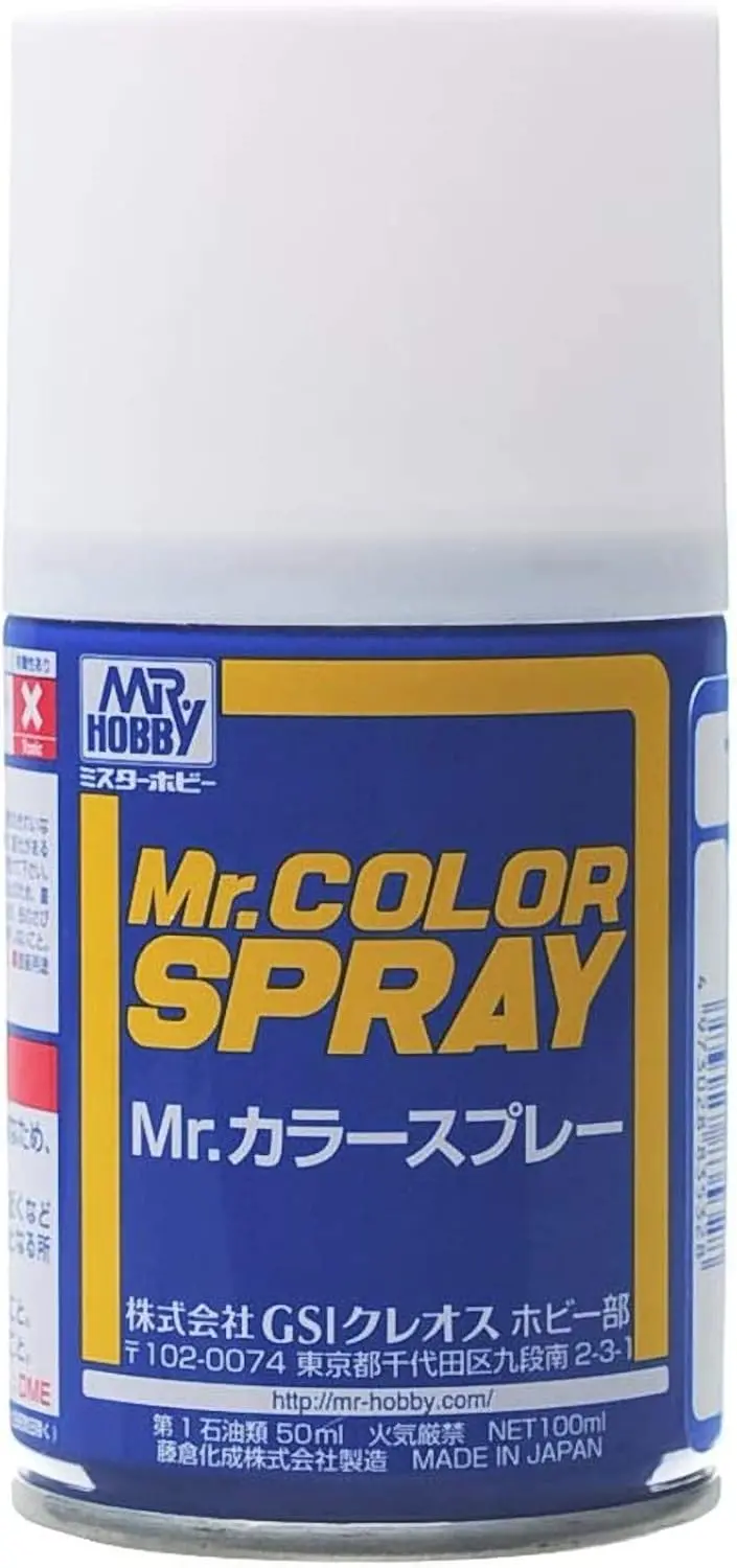 Mr. Hobby Mr. Color Spray S-1 White 100Ml Spray Can 1
