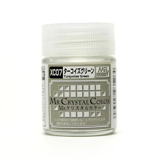 Mr. Hobby Mr. Crystal Color Xc07 Turquoise Green 18Ml Bottle 1