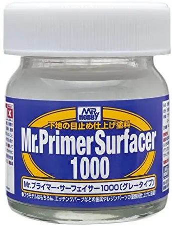 Mr. Hobby Mr. Primer Surfacer 1000 Bottle 40Ml Sf287 Sf-287 Model Kit 1