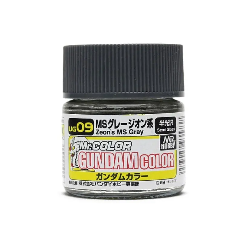 Mr. Hobby Mr. Color Gundam Color Ug09 Zeon's Ms Gray Semi Gloss 10Ml Bottle 1