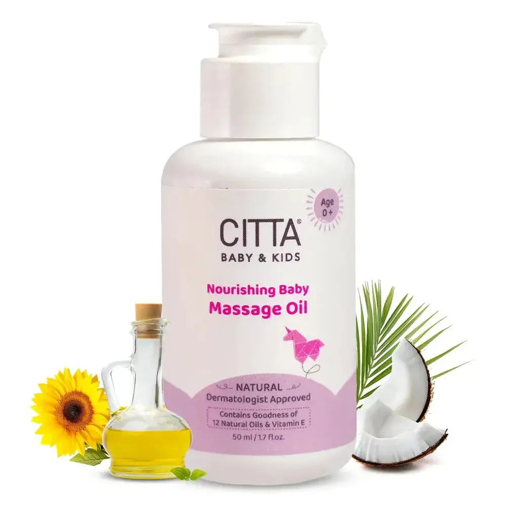 Citta Natural Nourishing Baby Massage Oil - 50Ml 2