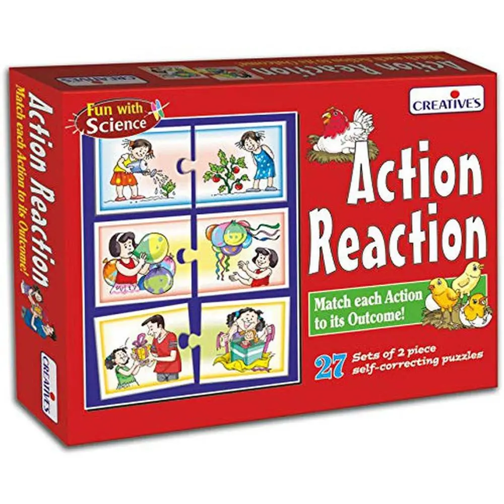 Action Reaction Learning Puzzles - 27 Pieces (4-7 Years) 1