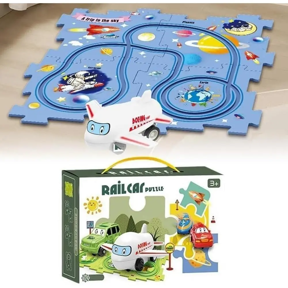 Kidology Track Master Diy Race Car Puzzle Set - 13 Pieces | Assorted Designs 1