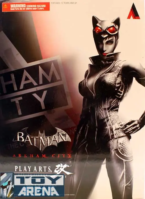 Dc Batman Arkham City Catwoman Play Arts Kai Action Figure 1