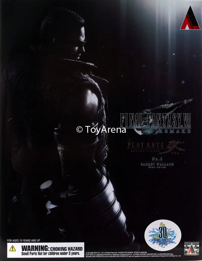 Final Fantasy Vii Remake Barret Wallace Play Arts Kai Action Figure 1