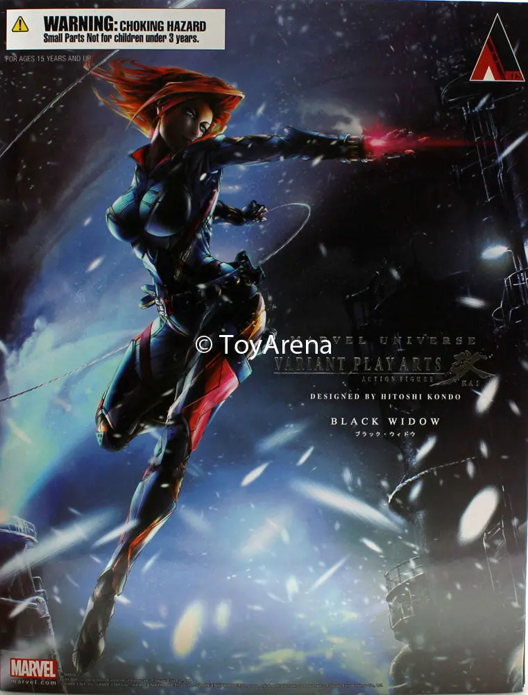 Marvel Universe Black Widow Variant Play Arts Kai Action Figure 1