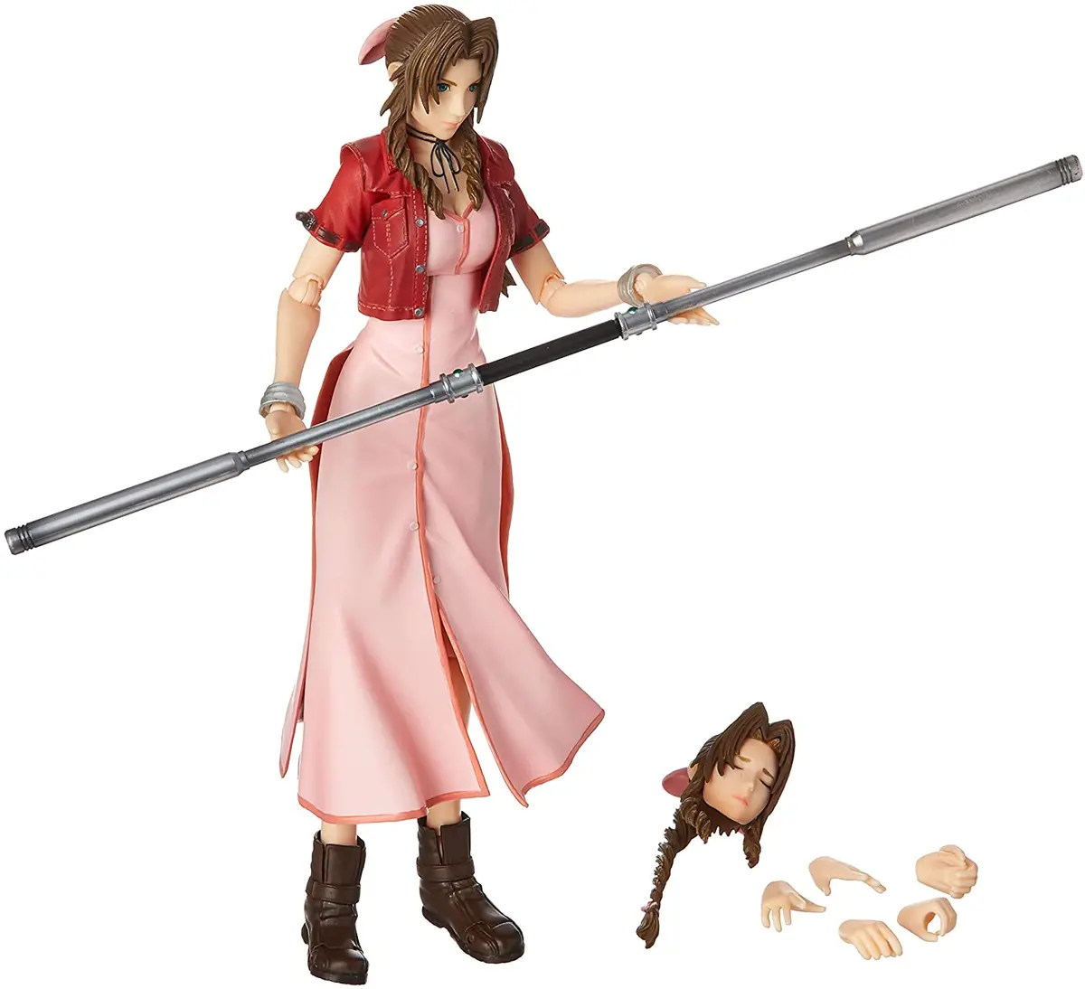 Crisis Core: Final Fantasy Vii Aerith Gainsborough Play Arts Kai Action Figure 1