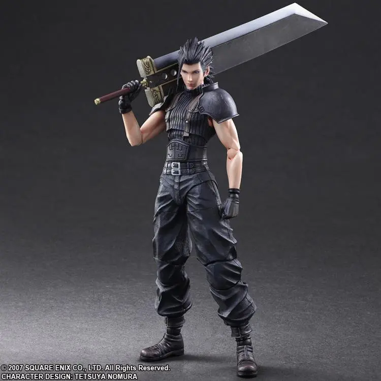 Crisis Core: Final Fantasy Vii Zack Fair Play Arts Kai Action Figure 1