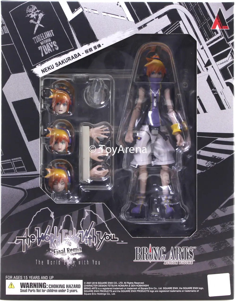 Bring Arts The World Ends With You Final Remix Neku Sakuraba Square Enix Figure 1