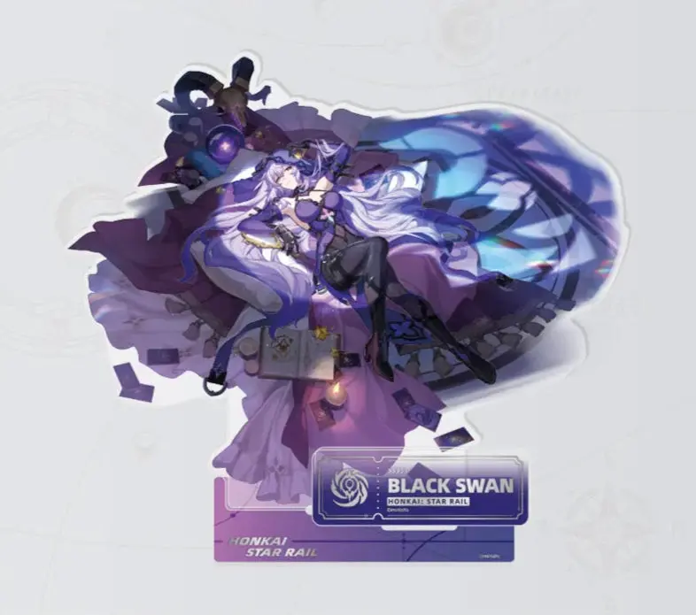 Honkai: Star Rail The Nihility Path Illustration Series Acrylic Stand - Black Swan 1