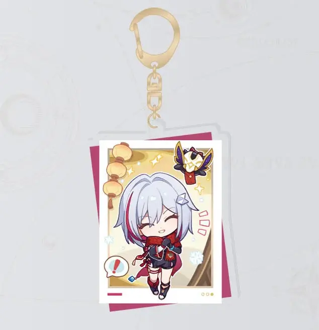 Honkai: Star Rail Happy New Year Series Acrylic Keychain- Topaz & Numby 1