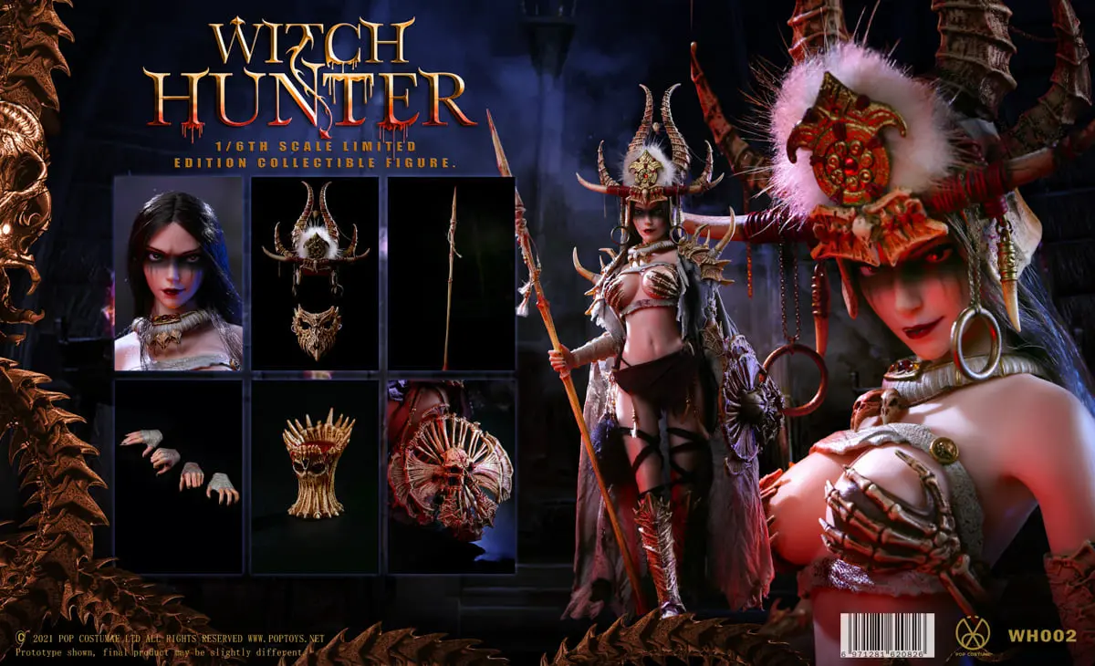 Toys 1/6 Pop Costume Witch Hunter Bloody Shaman Aphaia (Blackl Shaman) Wh002 Sixth Scale Figure 1