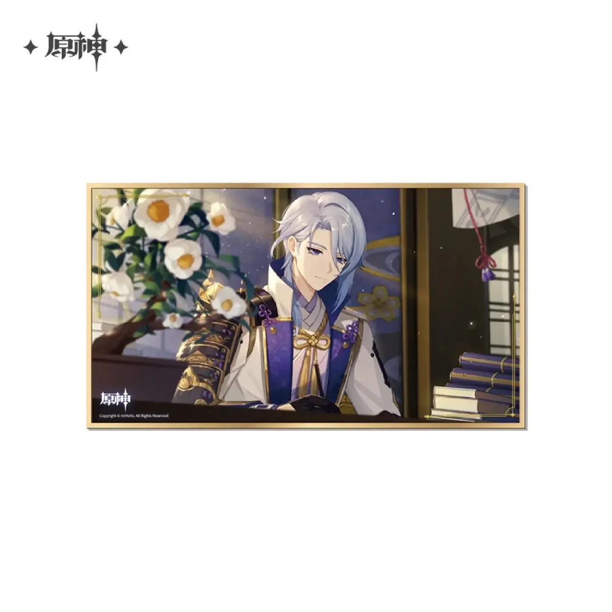 Genshin Impact Bordered Poster Anecdote Series Kamisato Ayato Shikishi Art Board 1