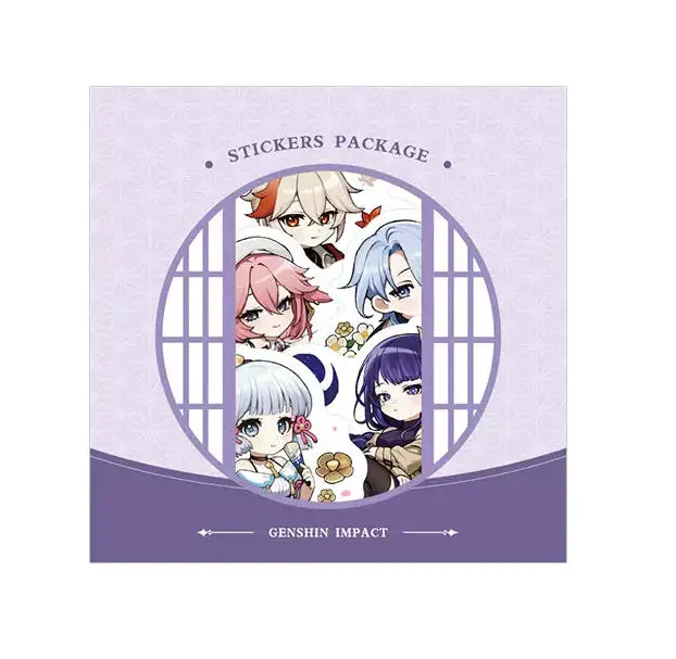 Genshin Impact Field Trip Series Sticker Pack Set Of 14 Stickers 1