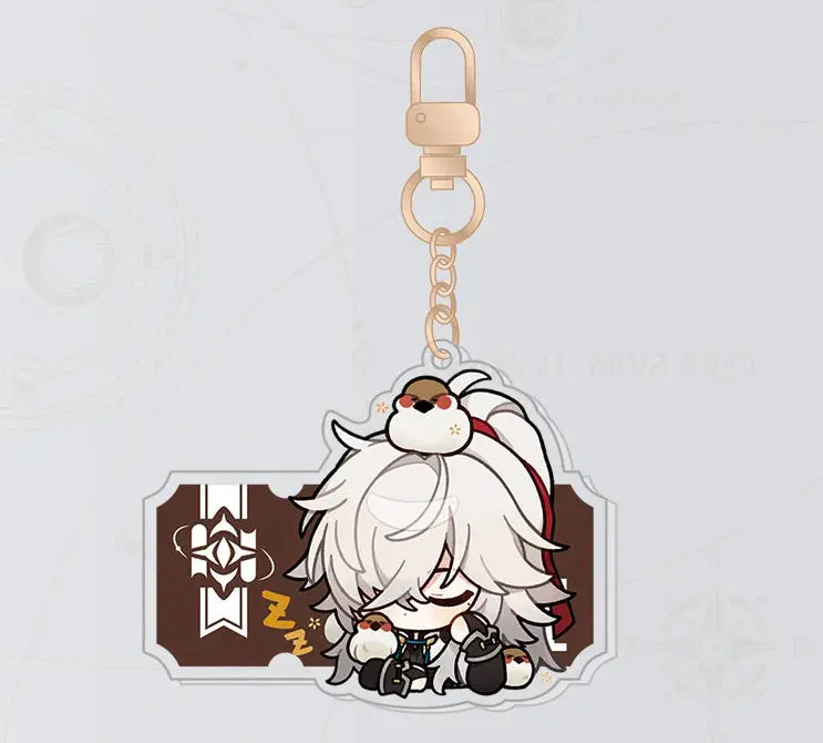 Honkai: Star Rail Pom Pom Gallery Exhibition Hall Series Acrylic Keychain- Jing Yuan 1