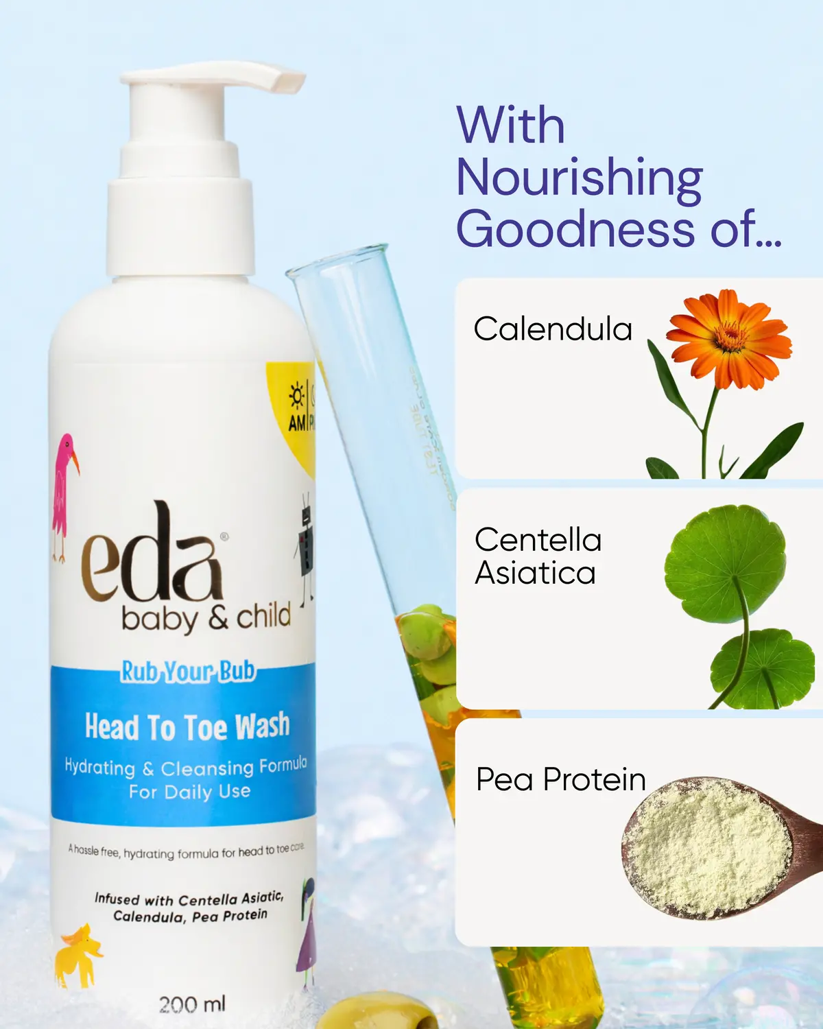 Eda Baby Head To Toe Wash - 200Ml 1