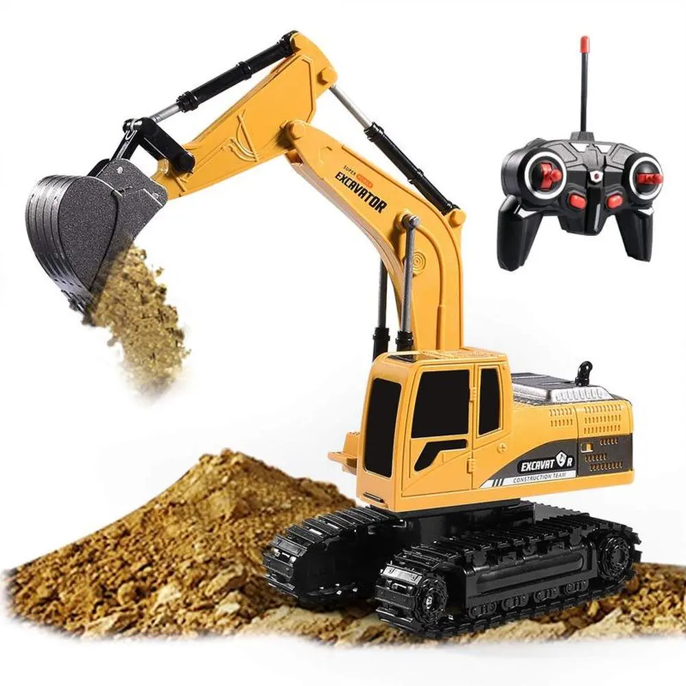 Remote Control Excavator Construction Vehicle (5-10 Years) | 1:24 Scale| Assorted Colors 1