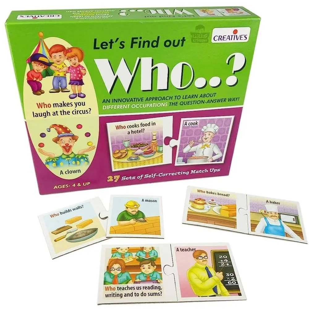 Creative's Let's Find Out - Who? Educational Puzzle (4-12 Years) 1