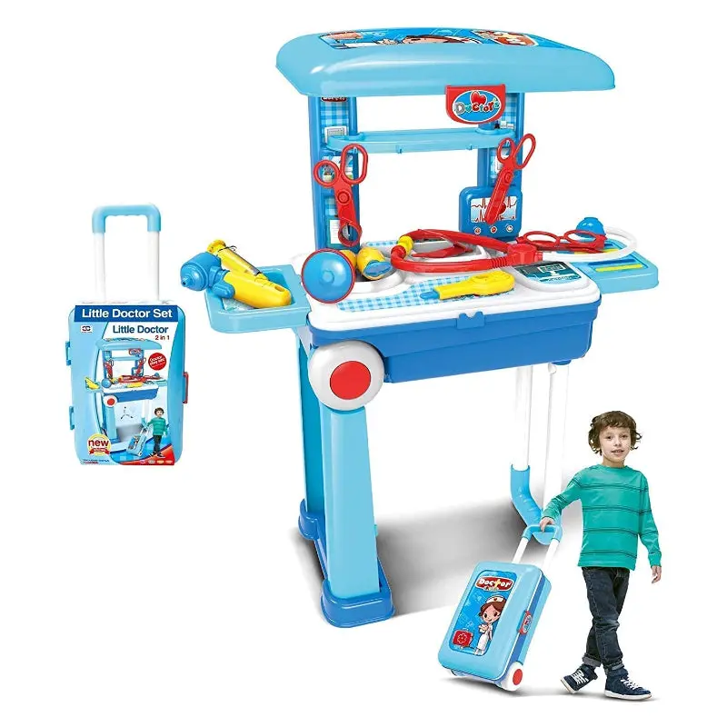 20 Pieces Little 2-In-1 Trolley Doctor Pretend Play Set (2-6 Years) 1
