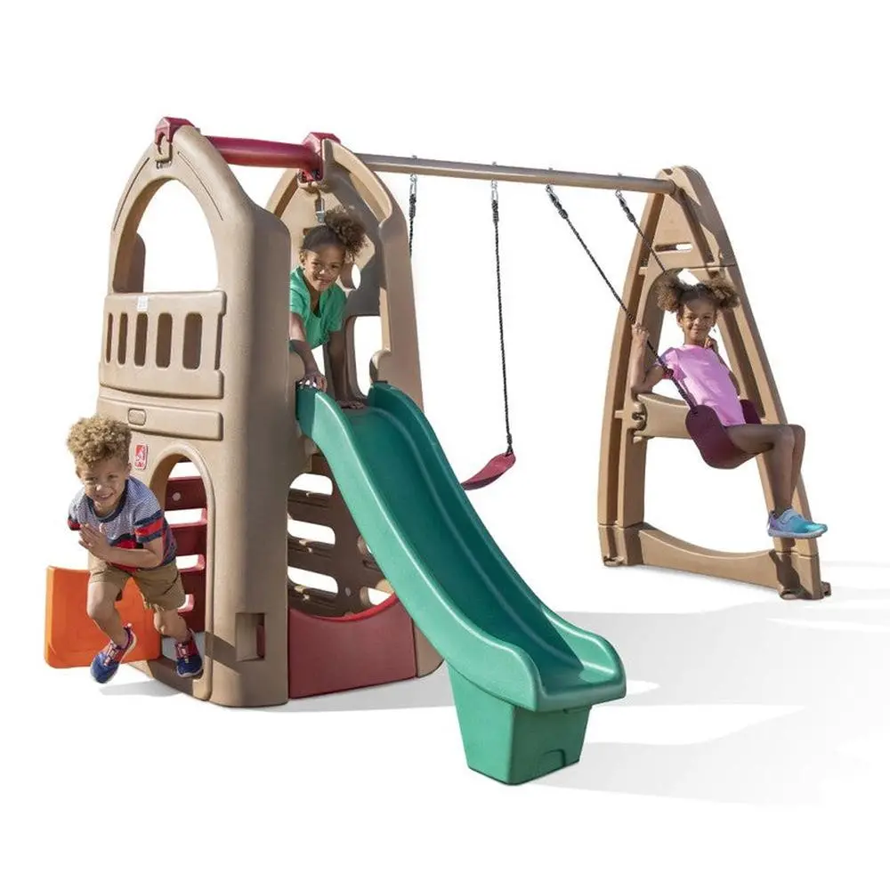 Step2 Naturally Playful Playhouse Climber & Swing Extension (3-10 Years) 1