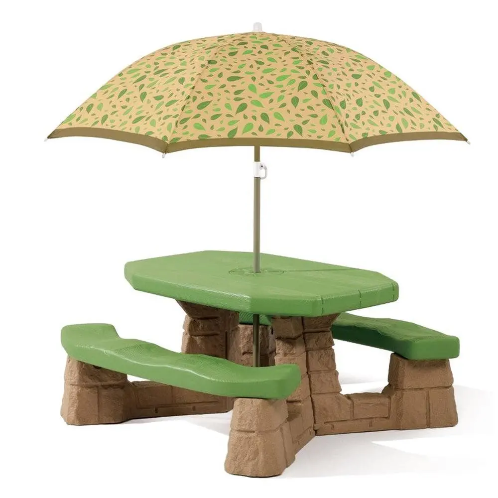 Step2 Naturally Playful Picnic Table With Umbrella (1-5 Years) 1