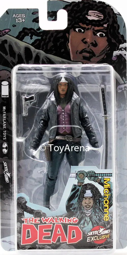 Skybound Exclusive The Walking Dead Michonne Full Color Action Figure Sdcc Exclusive 1