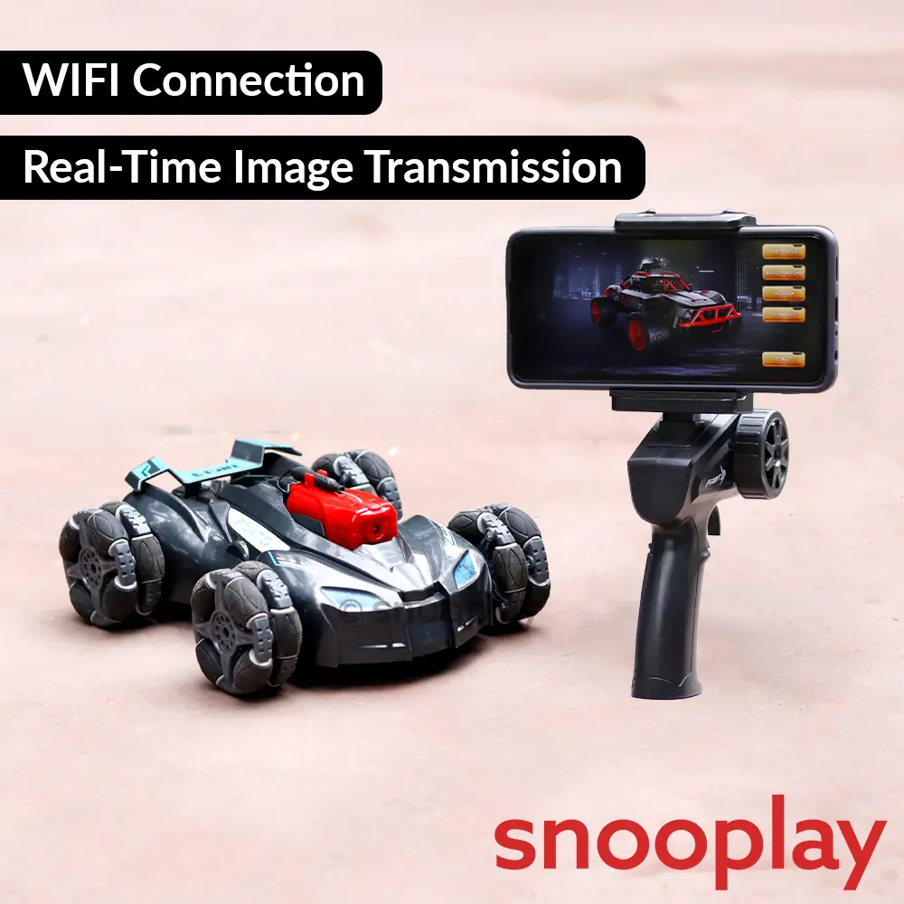 Klal Fpv Racing Remote Control Stunt Car With Wifi Camera - Real Time Video Transmission (5-14 Years) 1