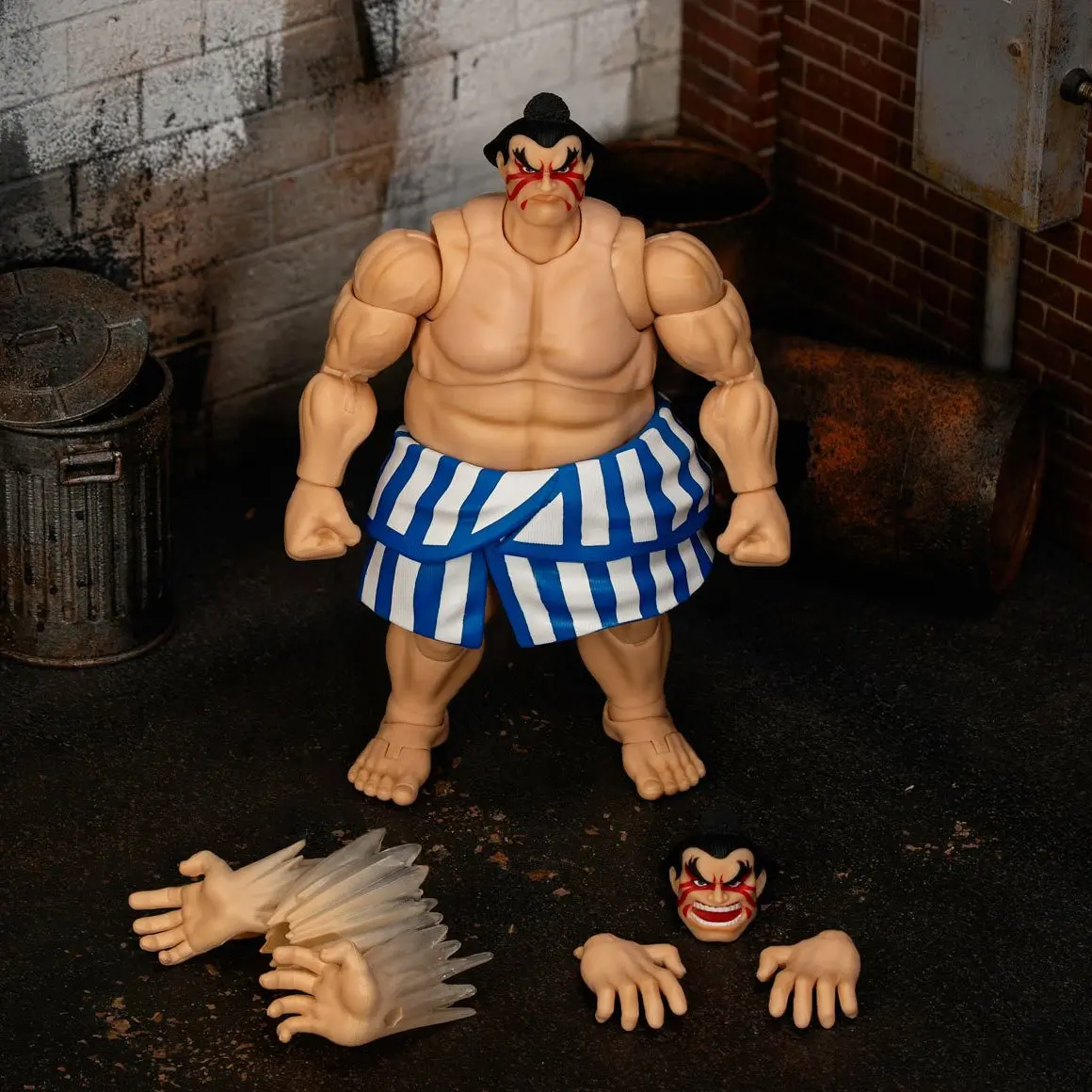 Jada Toys 1/12 Ultra Street Fighter Ii: The Final Challengers E. Honda Deluxe Action Figure 1