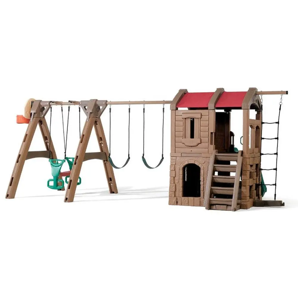 Step2 Naturally Playful Adventure Lodge Play Center With Glider (3-8 Years) 1