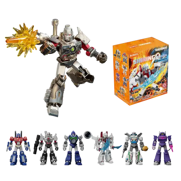 Blokees Transformers Model Kits Shining Version #04 Spark Of Deception Box Trading Figure Set Of 6 1