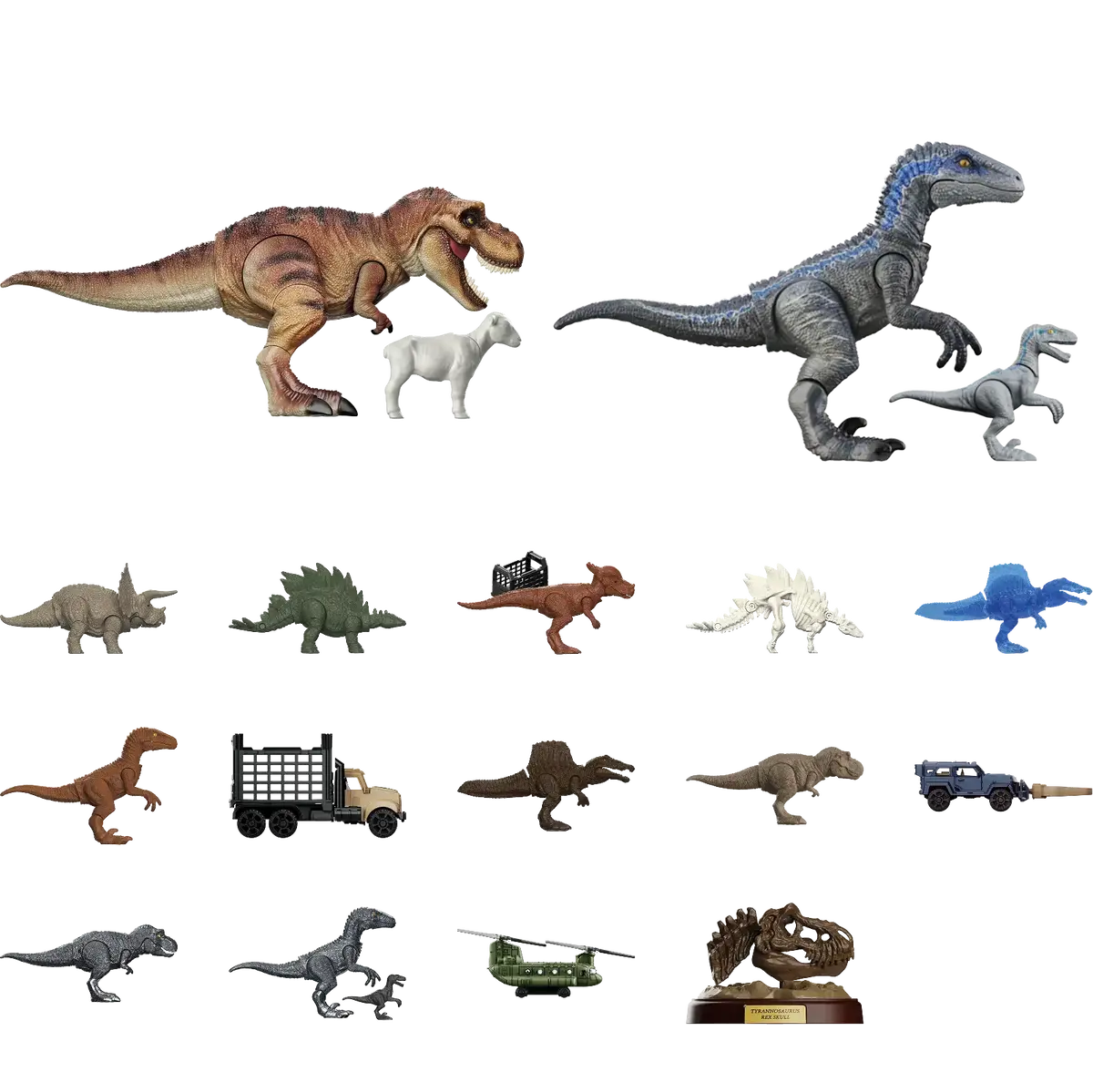 Blokees Jurassic World Model Kits Terraventure Ts-01 Dinosaur Capture Operation Box Trading Figure Set Of 12 1