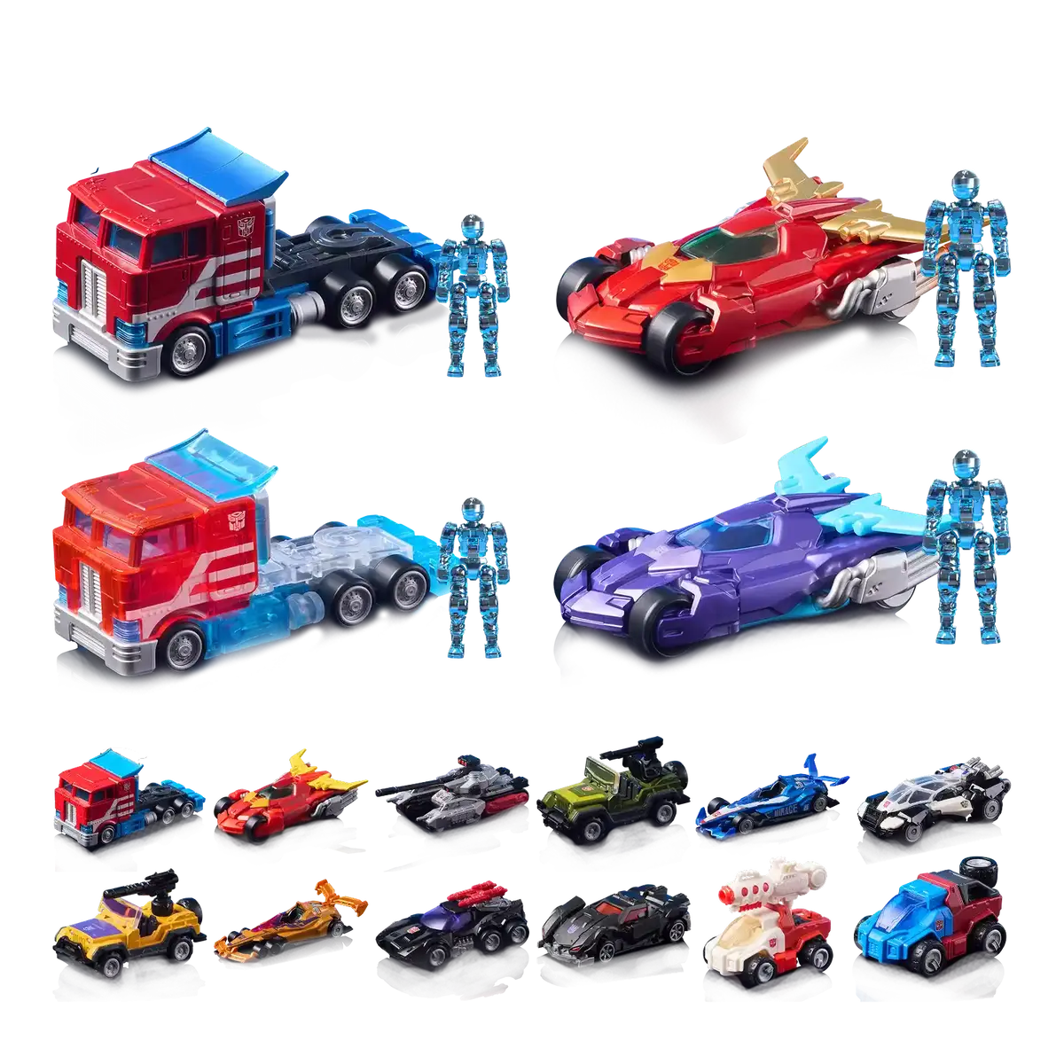 Blokees Transformers Model Kits Blokees Wheels C01 Roll Out Box Trading Figure Set Of 12 1