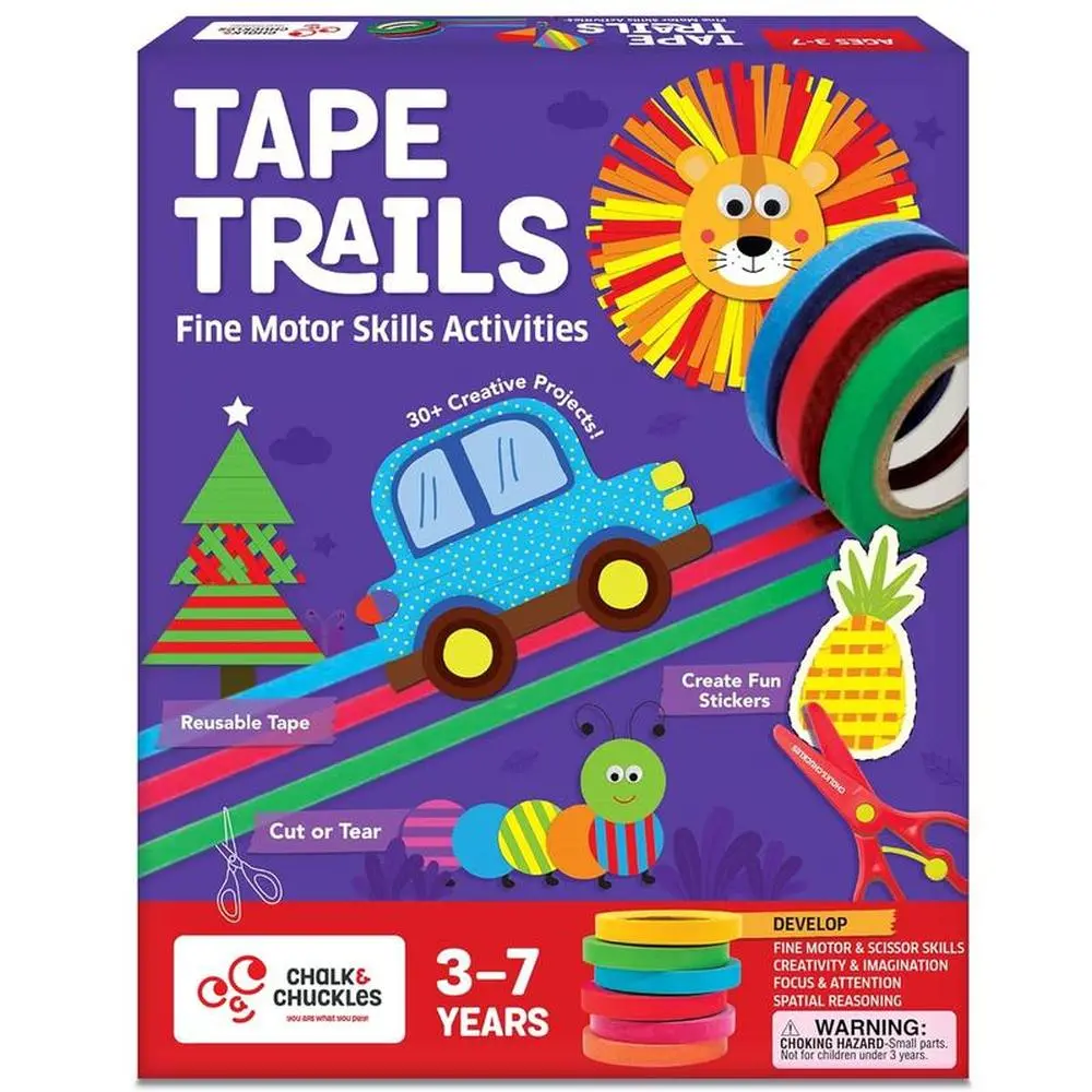 Chalk & Chuckles The Ultimate Craft Kit - Tear, Stick, Create (3-7 Years) 1