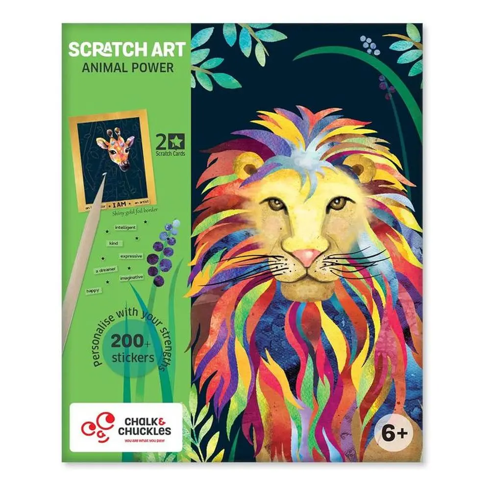 Chalk & Chuckles Confidence Through Creativity - Diy Scratch Art (6-12 Years) 1