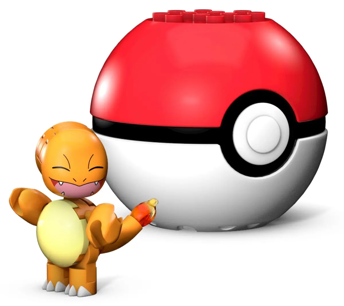 Mega Construx Pokemon Buildable Charmander Figure & Poke Ball 1