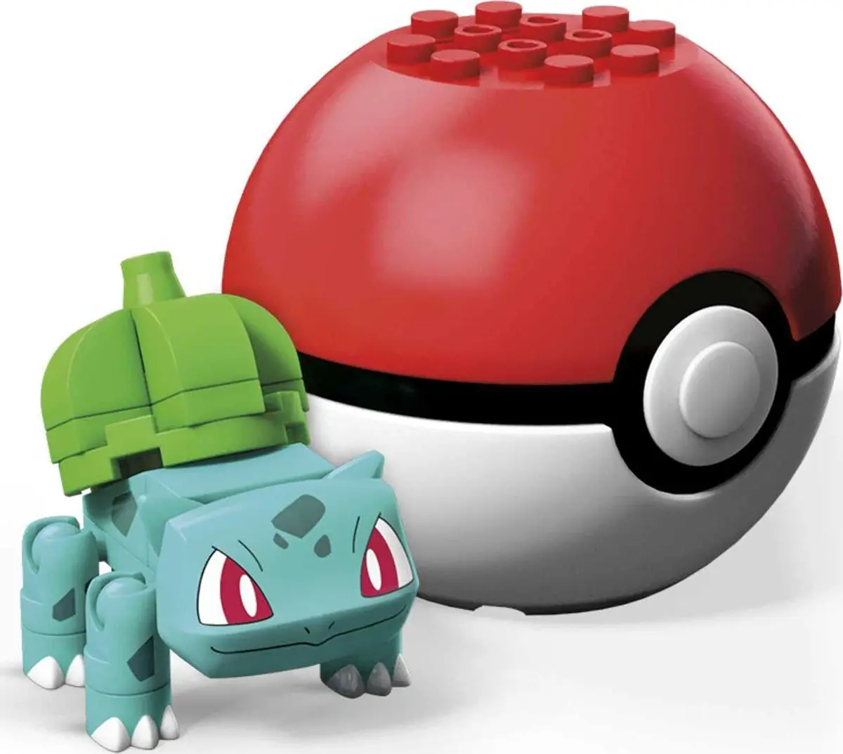 Mega Construx Pokemon Buildable Bulbasaur Figure & Poke Ball 1