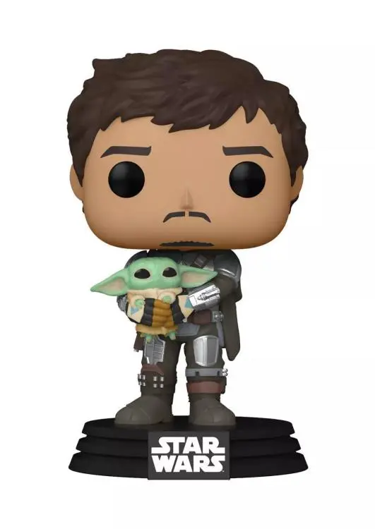 Funko Pop #461 Star Wars: The Mandalorian The Mandalorian With Grogu 1
