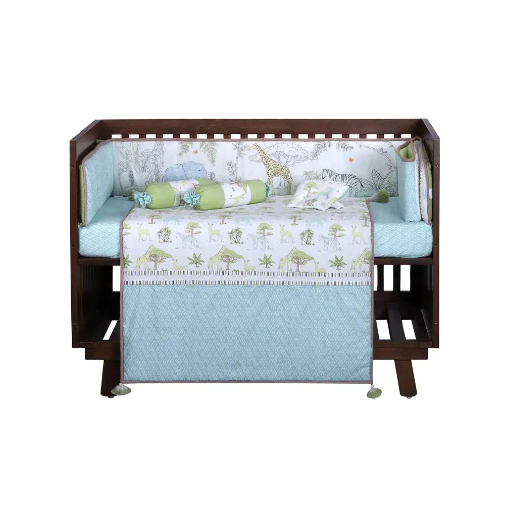 Abracadabra 6 Pieces Baby Cot Bedding Set - Savanna 1