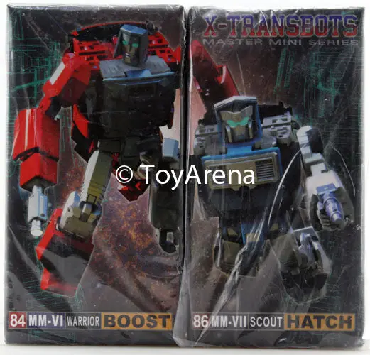 Xtransbots Mm-Vi Boost (Windcharger) And Mm-Vii Hatch (Tailgate) Set (Toy Colors) Action Figure 1