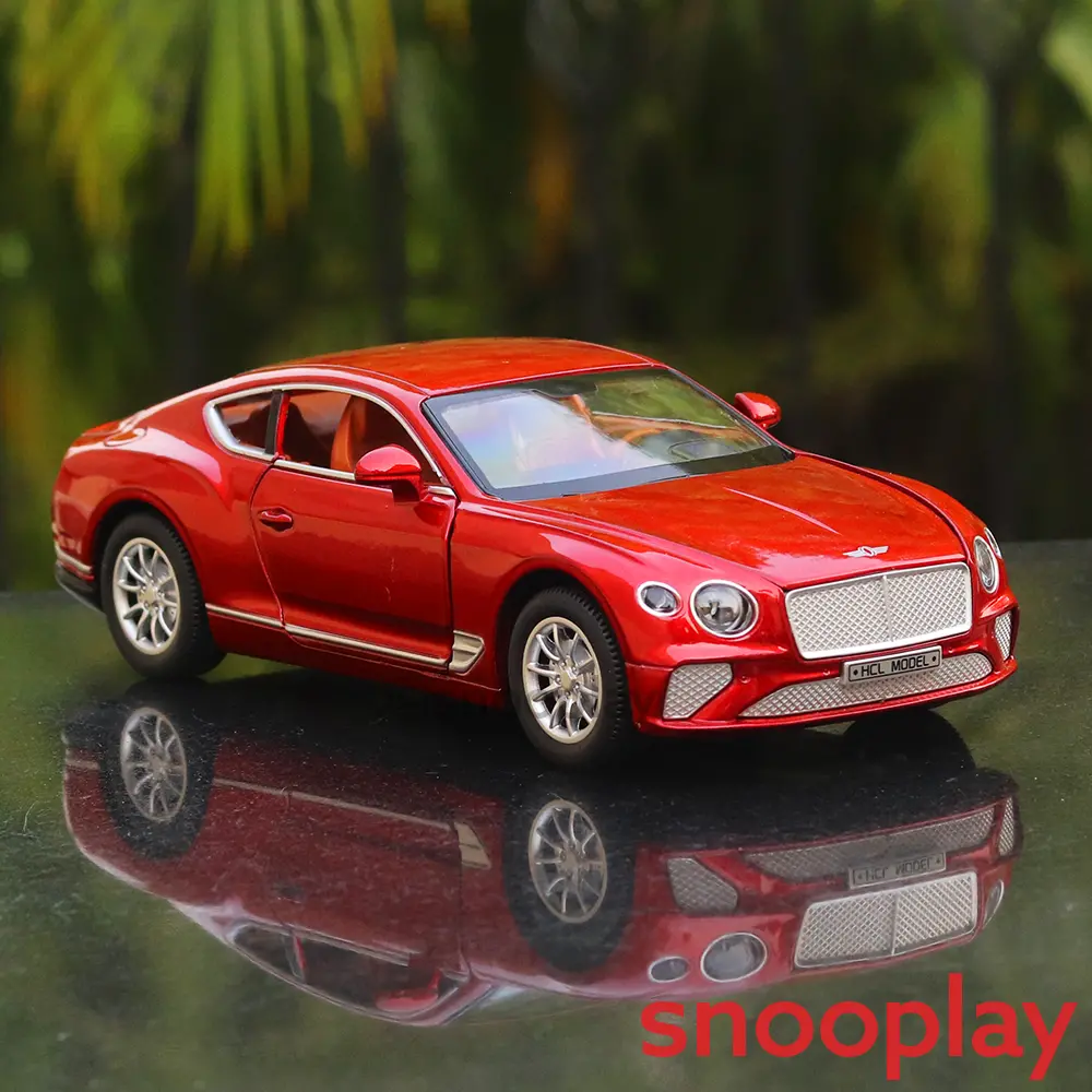 Resembling Bentley Diecast Pullback Car 2405 | 1:22 Scale | Assorted Colors (3 Years Till Grown Ups) 1