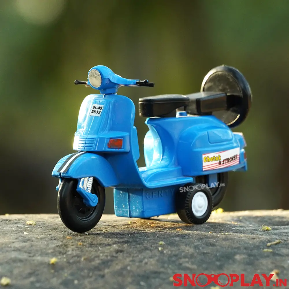 Centy Pull Back Toy Chetak Scooter - Assorted Colours 1