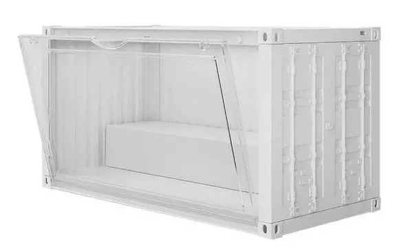 White Container Led Display Box 1