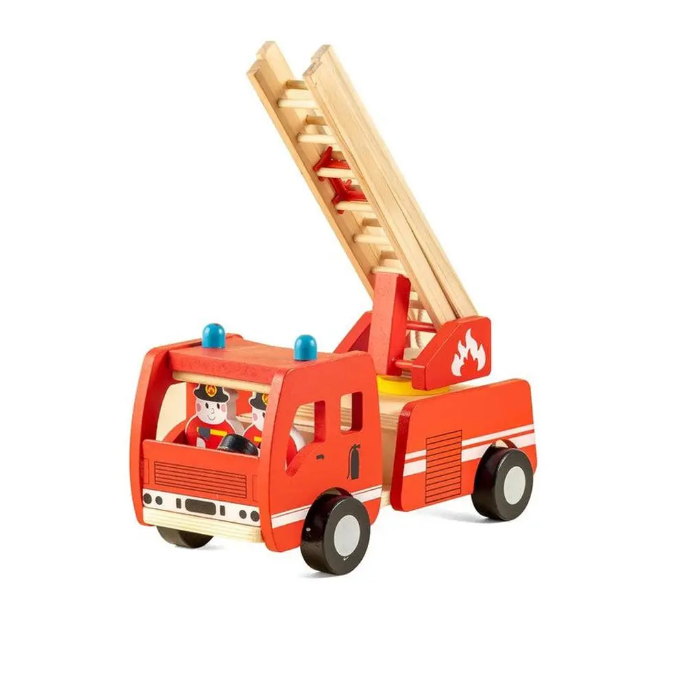 Playbox Wooden Marshall Fire Truck & Firefighter Men Set (2-5 Years) 1